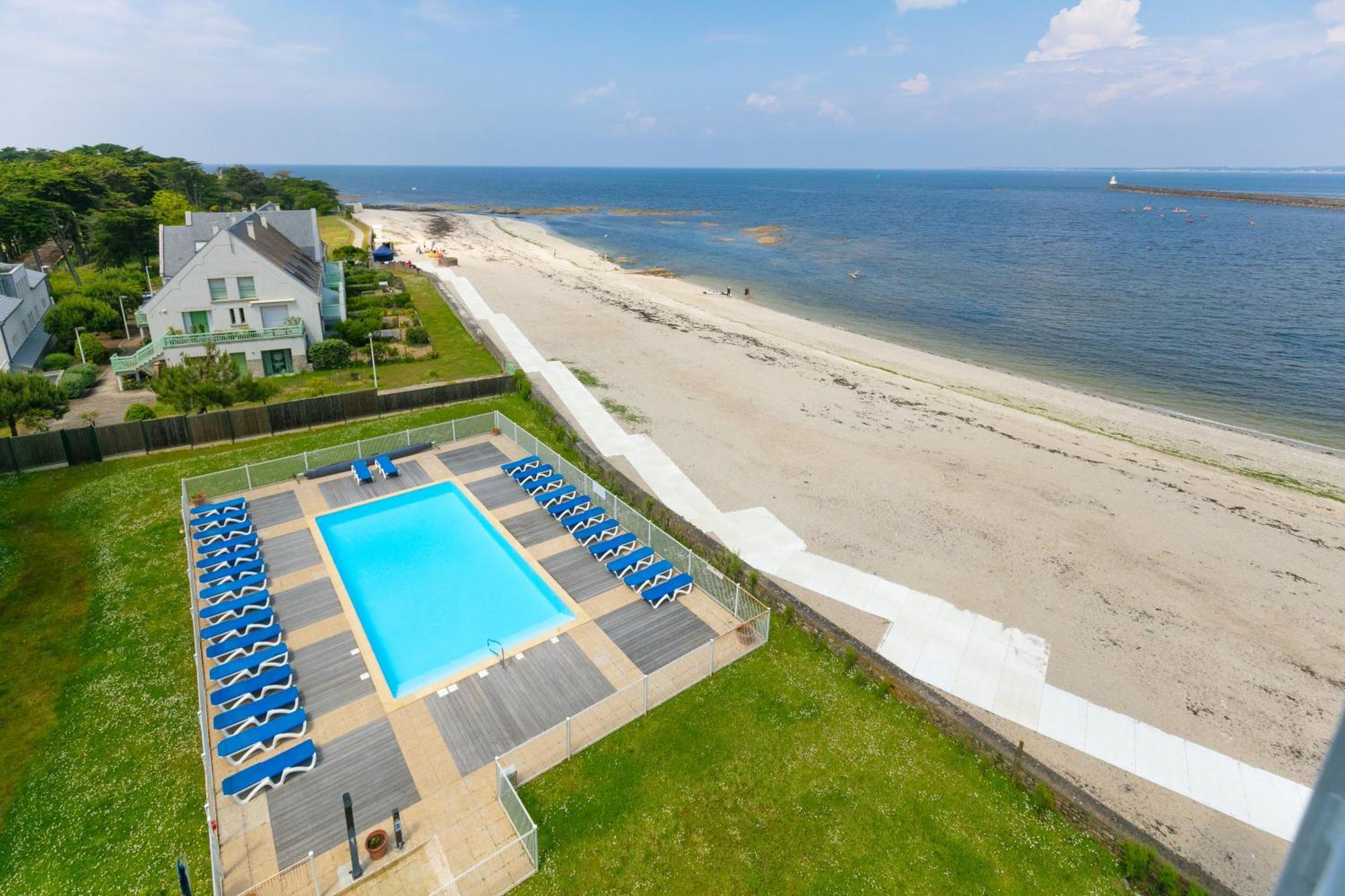 Appartement Face Mer Et Piscine 勒克鲁西克 外观 照片