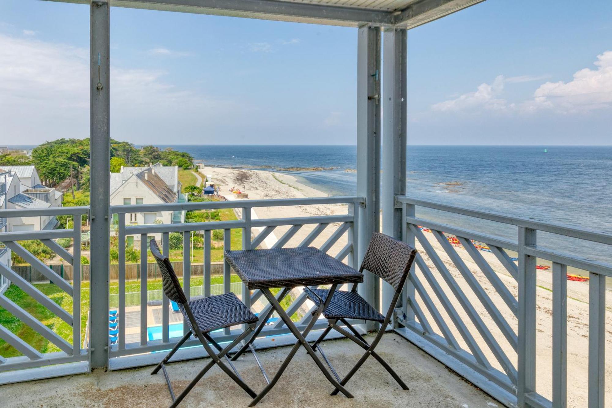 Appartement Face Mer Et Piscine 勒克鲁西克 外观 照片